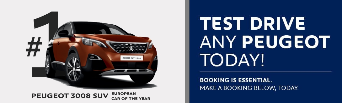 Book a test drive – Peugeot Menlyn